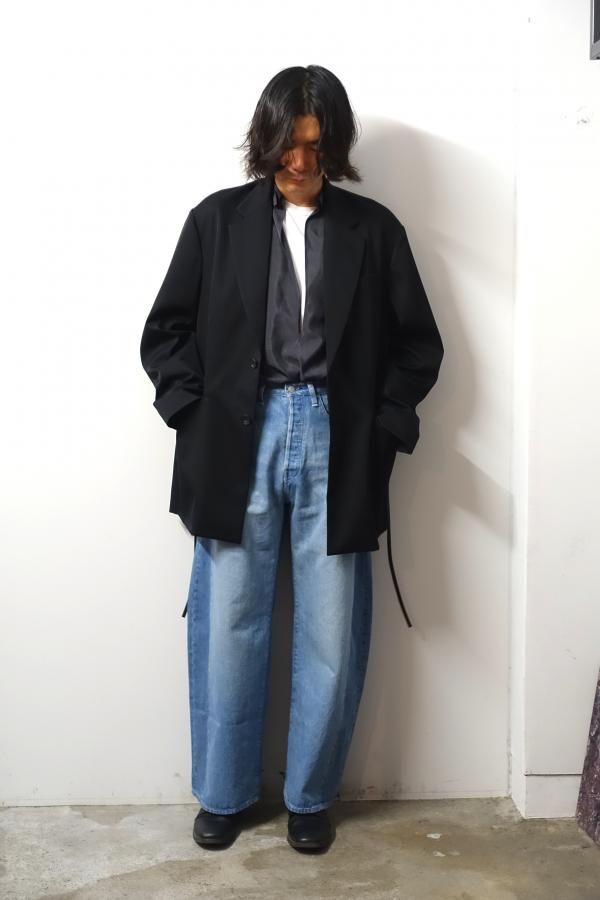 ssstein(シュタイン)/DEFORMATION WIDE DENIM JEANS/INDIGO 通販