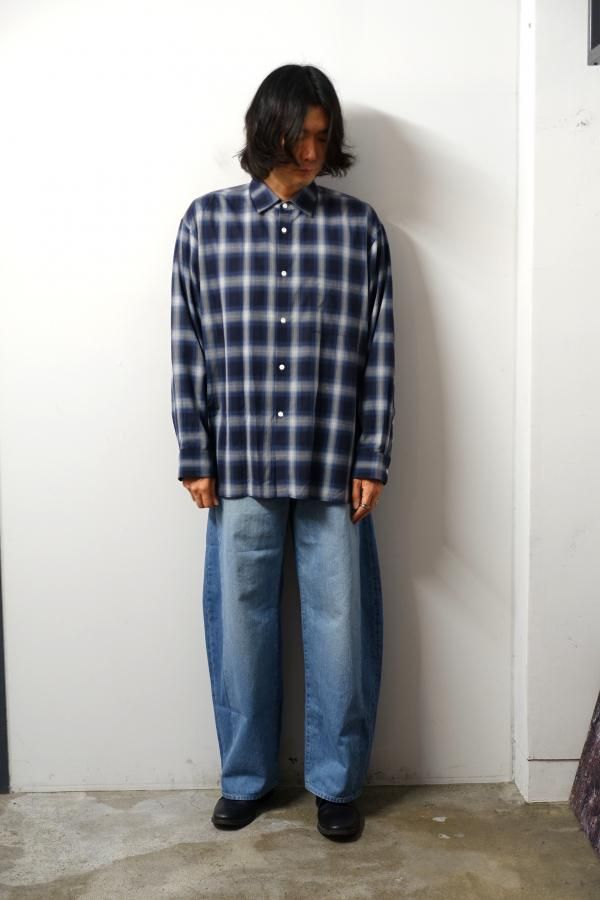 ssstein(シュタイン)/DEFORMATION WIDE DENIM JEANS/INDIGO 通販