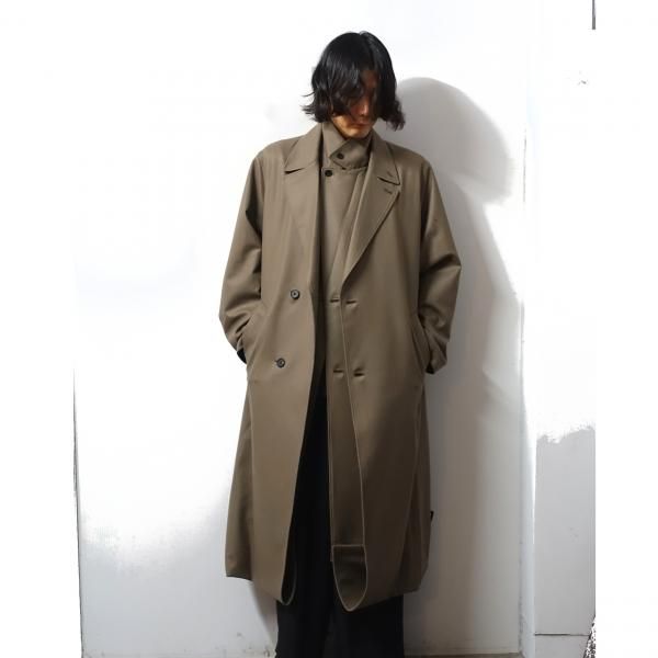 ssstein(シュタイン)/OVERSIZED DOCKING DOUBLE BREASTED COAT/DARK