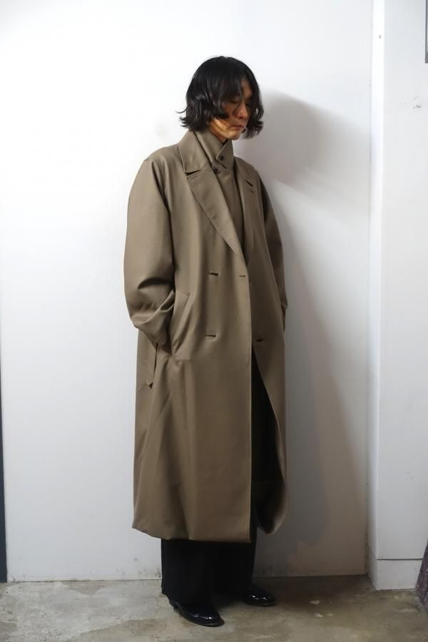 ssstein(シュタイン)/OVERSIZED DOCKING DOUBLE BREASTED COAT/DARK