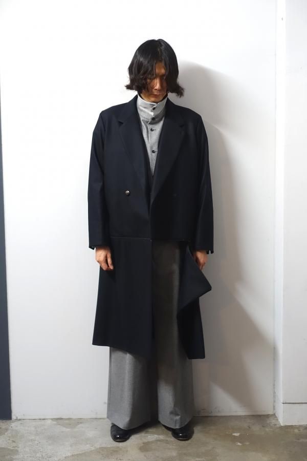ETHOSENS(エトセンス)/Flannel 3way coat/Black 通販 取り扱い