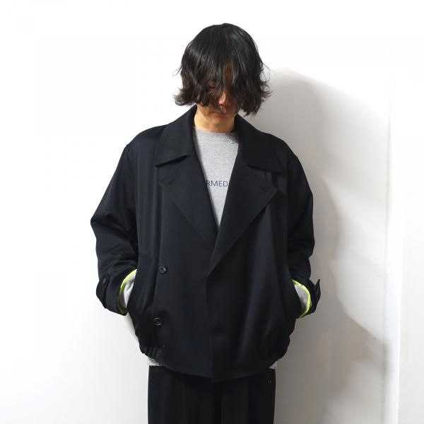 ssstein(シュタイン)/W/SI SATIN OVERSIZED DOUBLE BREAST BLOUSON