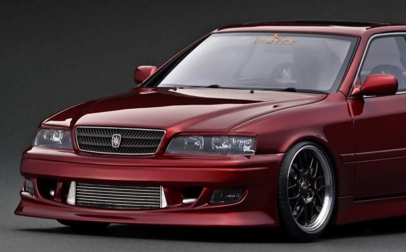 IG3316 1/18 VERTEX JZX100 Chaser Red Metallic - ig-model