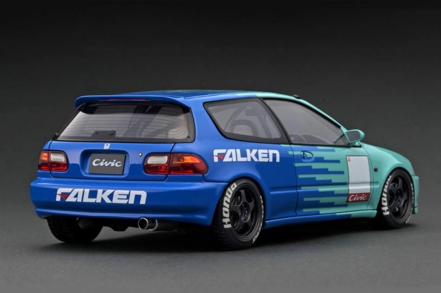 IG3049 1/18 Honda CIVIC (EG6) Blue - ig-model