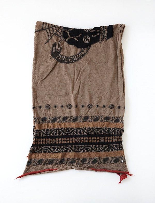 KAPITAL - 縮絨ウール コプトスカルマフラー - BLUE NEON