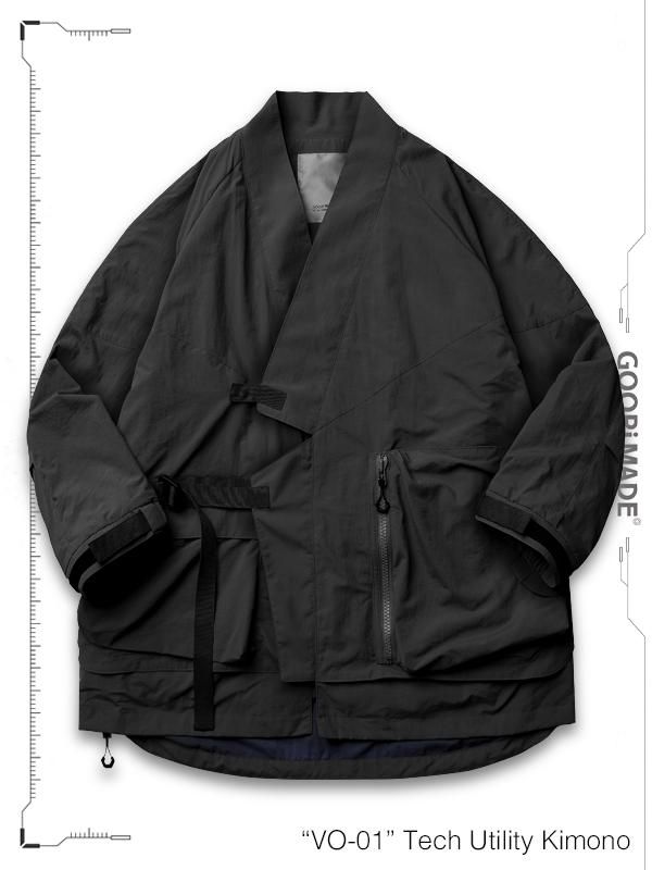 GOOPiMADE - “VO-01“ Tech Utility Kimono Jacket - SHINKIROU1.0