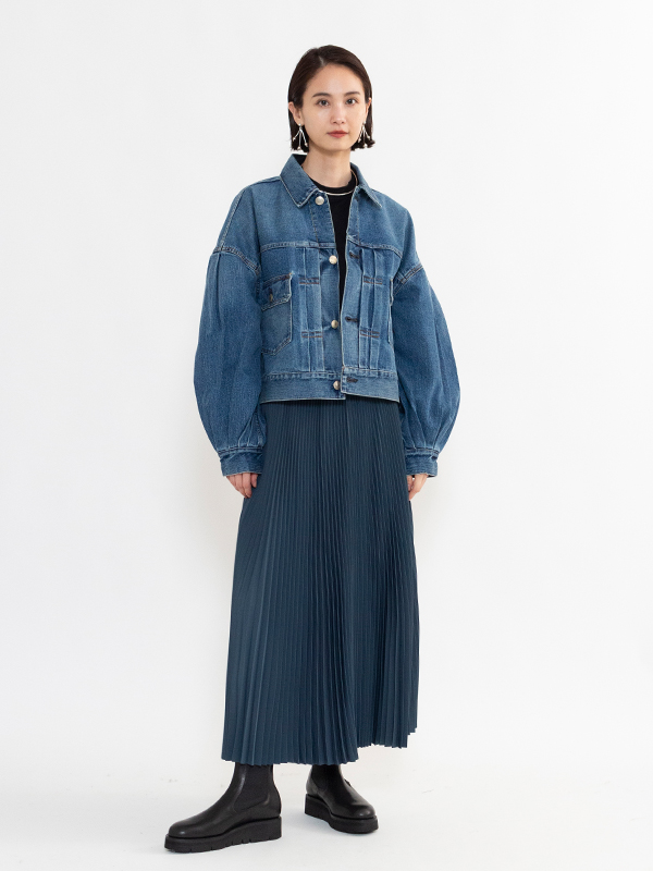 BALLOON SLEEVE DENIM JACKET/TYPE2-バルーンスリーブデニムジャケット