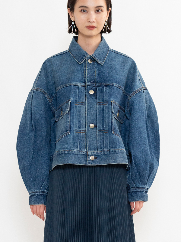 BALLOON SLEEVE DENIM JACKET/TYPE2-バルーンスリーブデニムジャケット