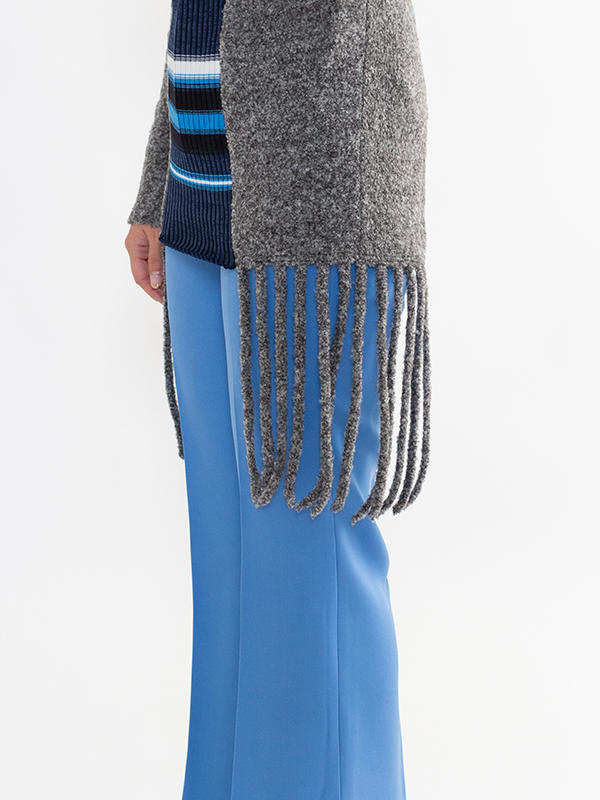 Fringe knit top-フリンジニットトップ-TOGA PULLA（トーガプルラ