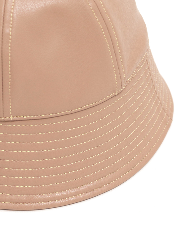 Apple leather sailor hat-アップルレザーセイラーハット-KIJIMA