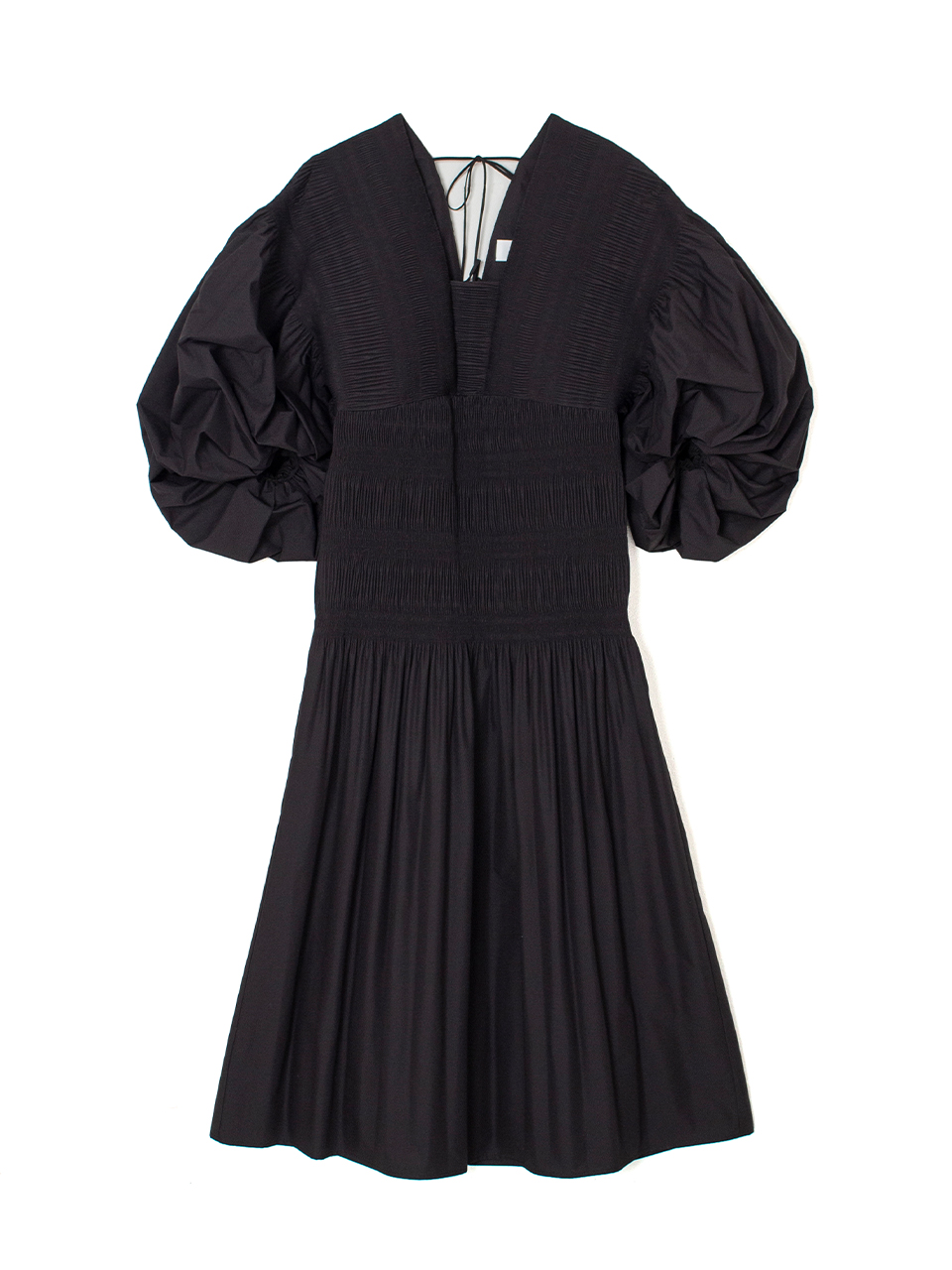 Micro Pleats Volume Dress-ミクロプリーツボリュームドレス-Mame