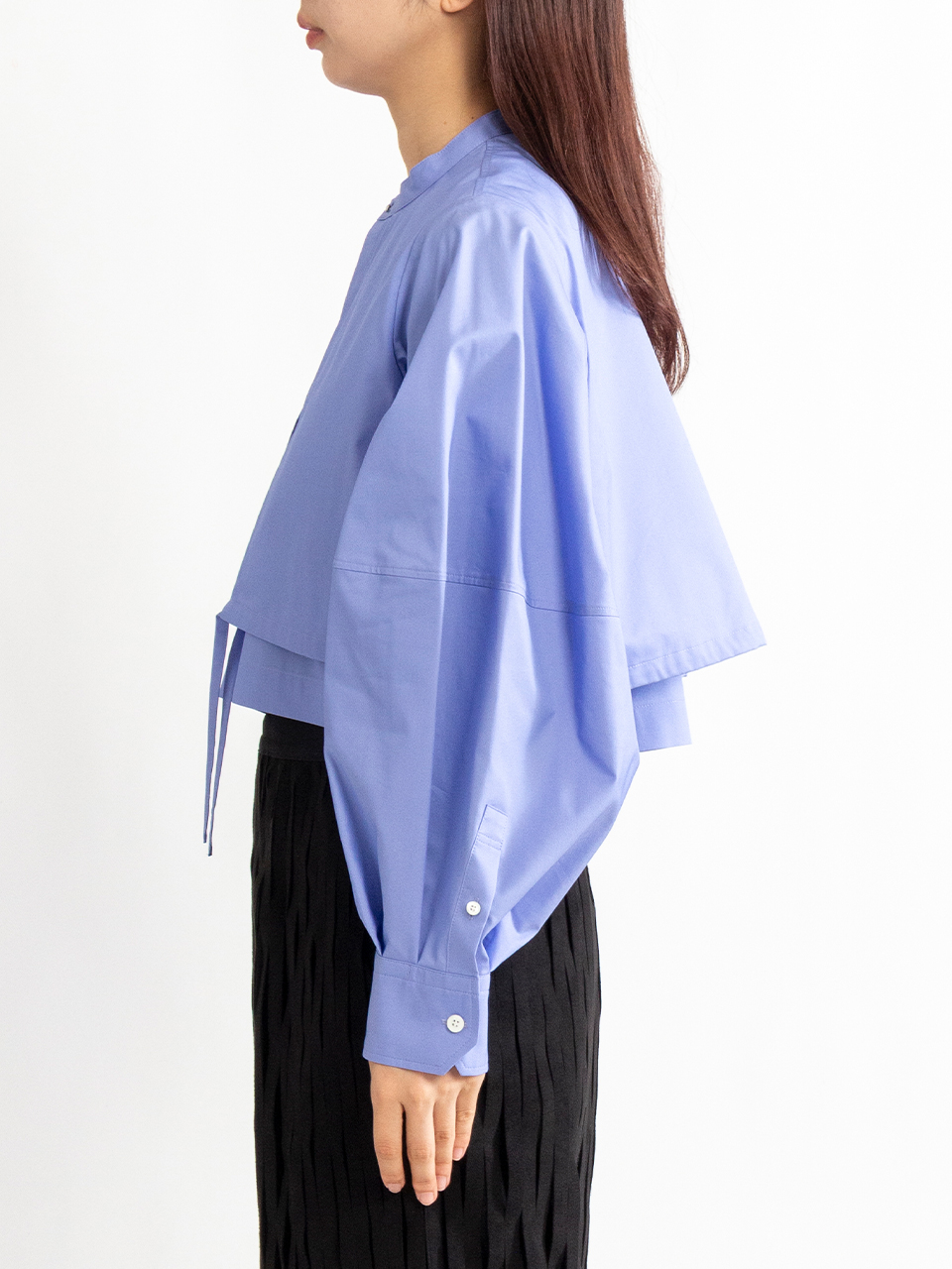 T/C BALLOON SLEEVE BLOUSE バルーンスリーブブラウス HYKE（ハイク
