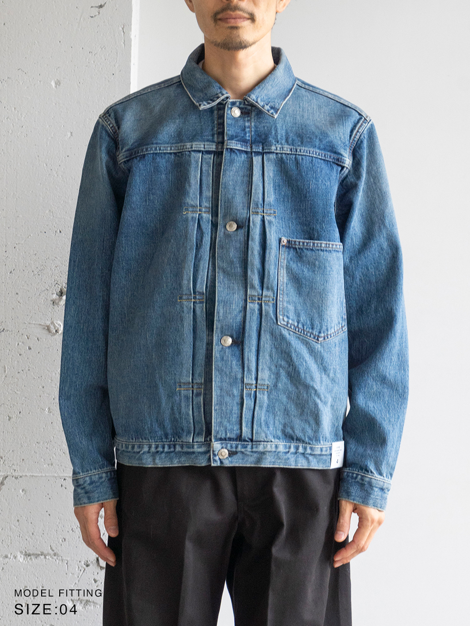 DENIM JACKET TYPE 1/REGULAR FIT デニムジャケットタイプ1 HYKE