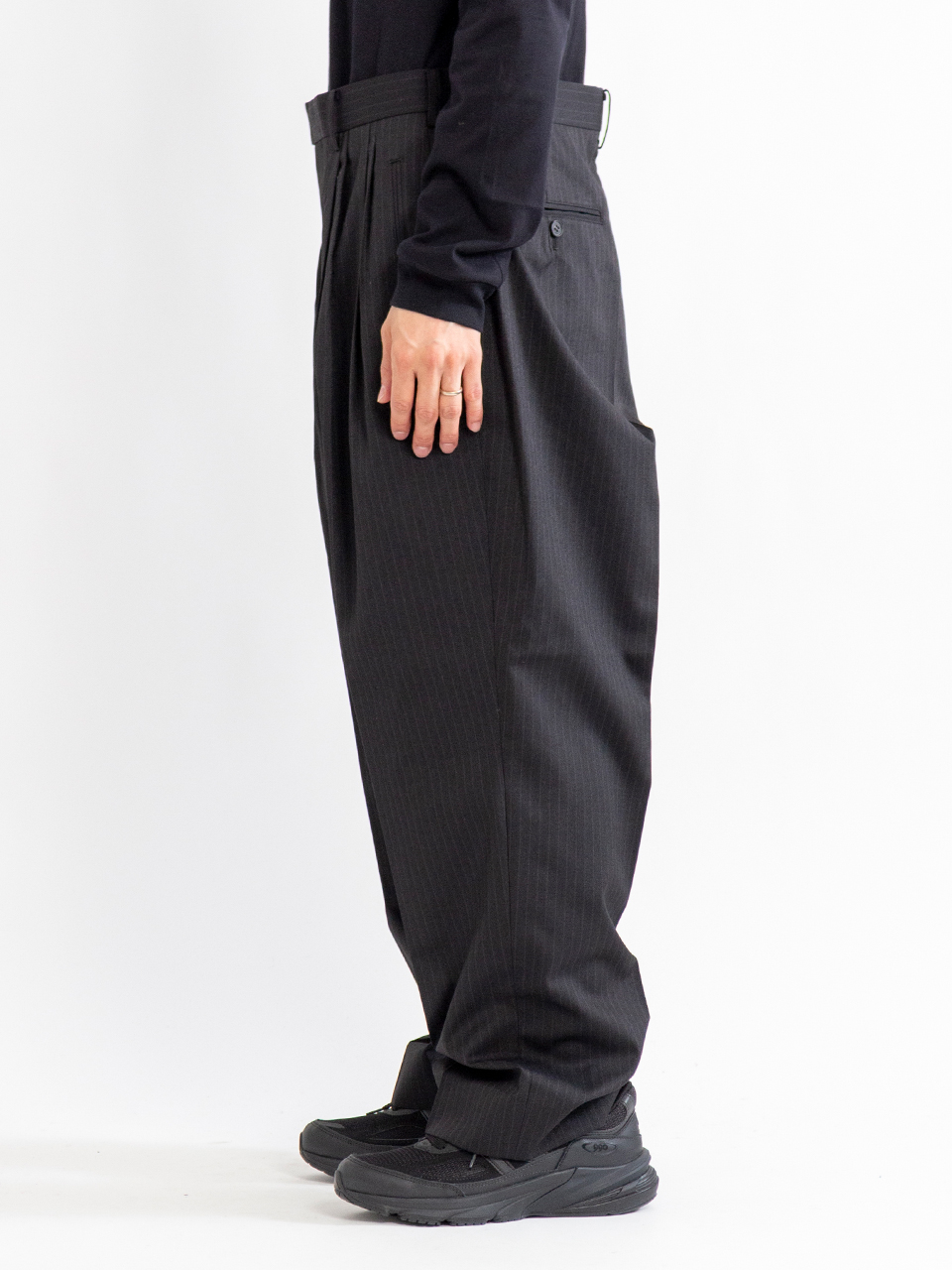 Wool ester herringbone pants-ウールエスターヘリンボーンパンツ