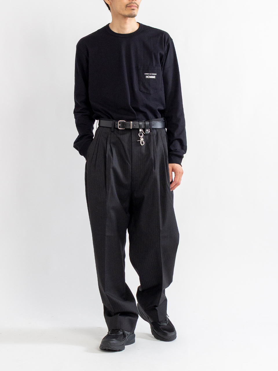 Wool ester herringbone pants-ウールエスターヘリンボーンパンツ