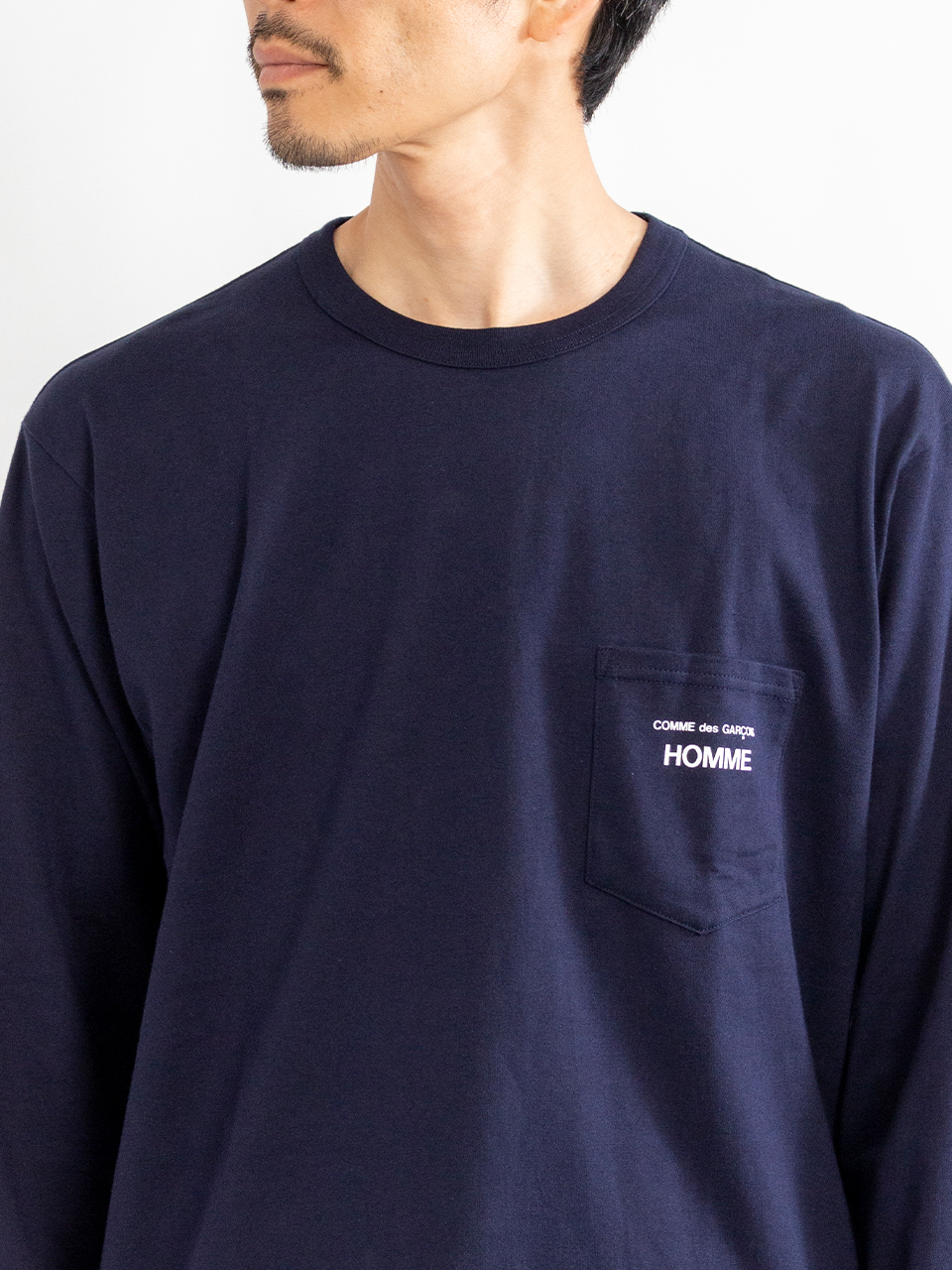 Cotton jersey product printed long sleeve T-shirt-コットン