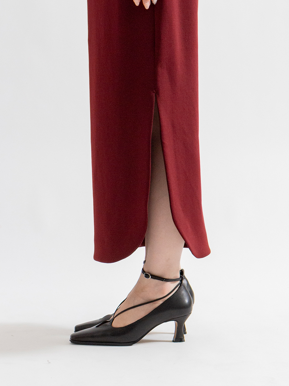 Double Jersey Aasymmetric Skirt-ダブルジャージーアシンメトリック