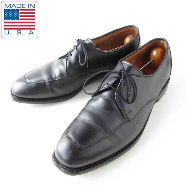 高級品 廃番 USA製 アレンエドモンズ Burton Uチップ シューズ 黒 27cm