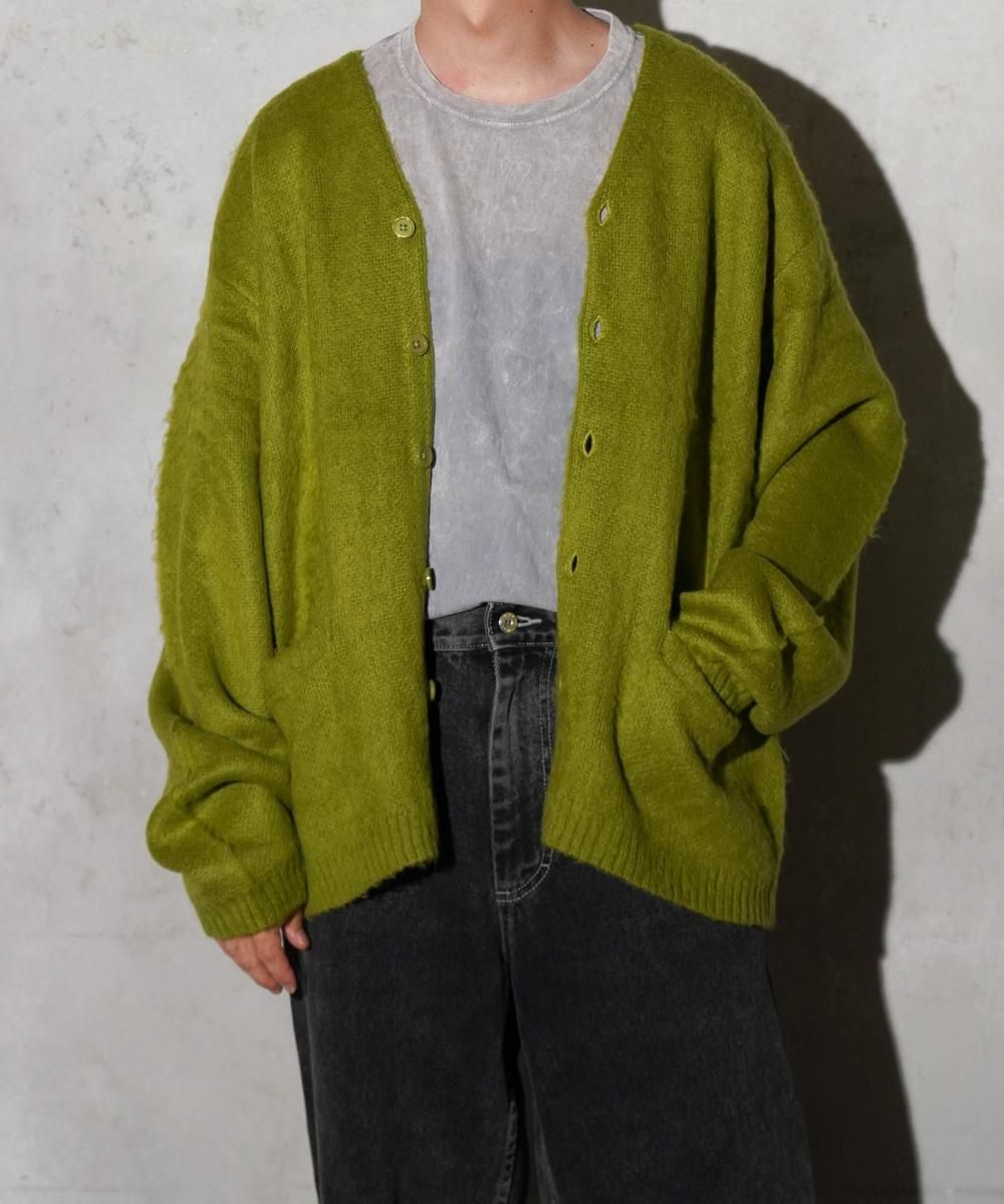 TOWNCRAFT / SOLID SHAGGY CARDIGAN