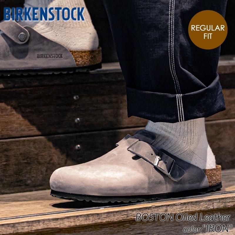 未使用級！BIRKENSTOCK フットプリンツ ピカデリー レザーサボサンダル