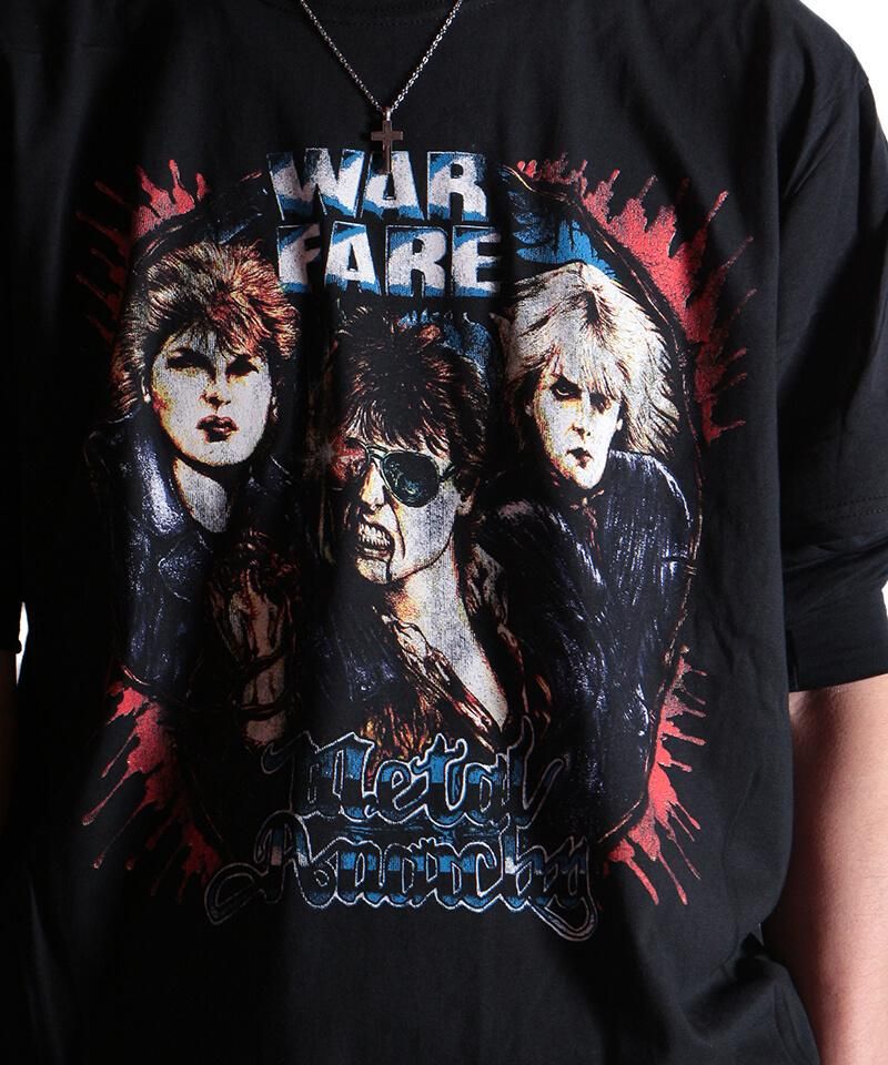 WARFARE / ウォーフェア：METAL ANARCHY T-SHIRT (BLACK) - セレクト