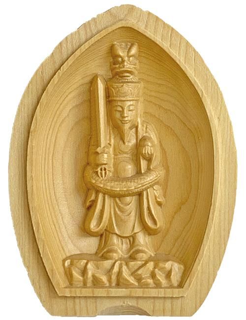 香合仏 ツゲ製 八大竜王
