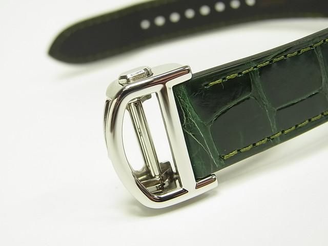 カルティエ サントス ドゥ カルティエ MM グリーン WSSA0061 - 腕時計
