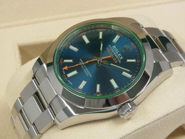 ロレックス ミルガウス Zブルー 116400GV '21年購入未使用品 - 腕時計