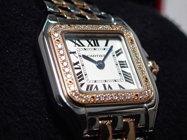 カルティエ パンテール ドゥ カルティエ SM 18KPG×SS '24年 - 腕時計