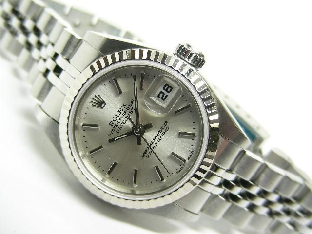 ロレックス レディース デイト・ジャスト シルバー文字盤 - 腕時計専門