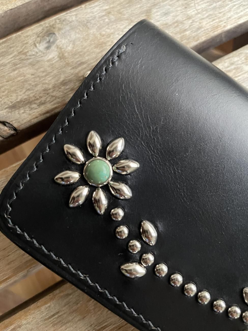 クロムエクセル スタッズトラッカーズ クリップウォレット