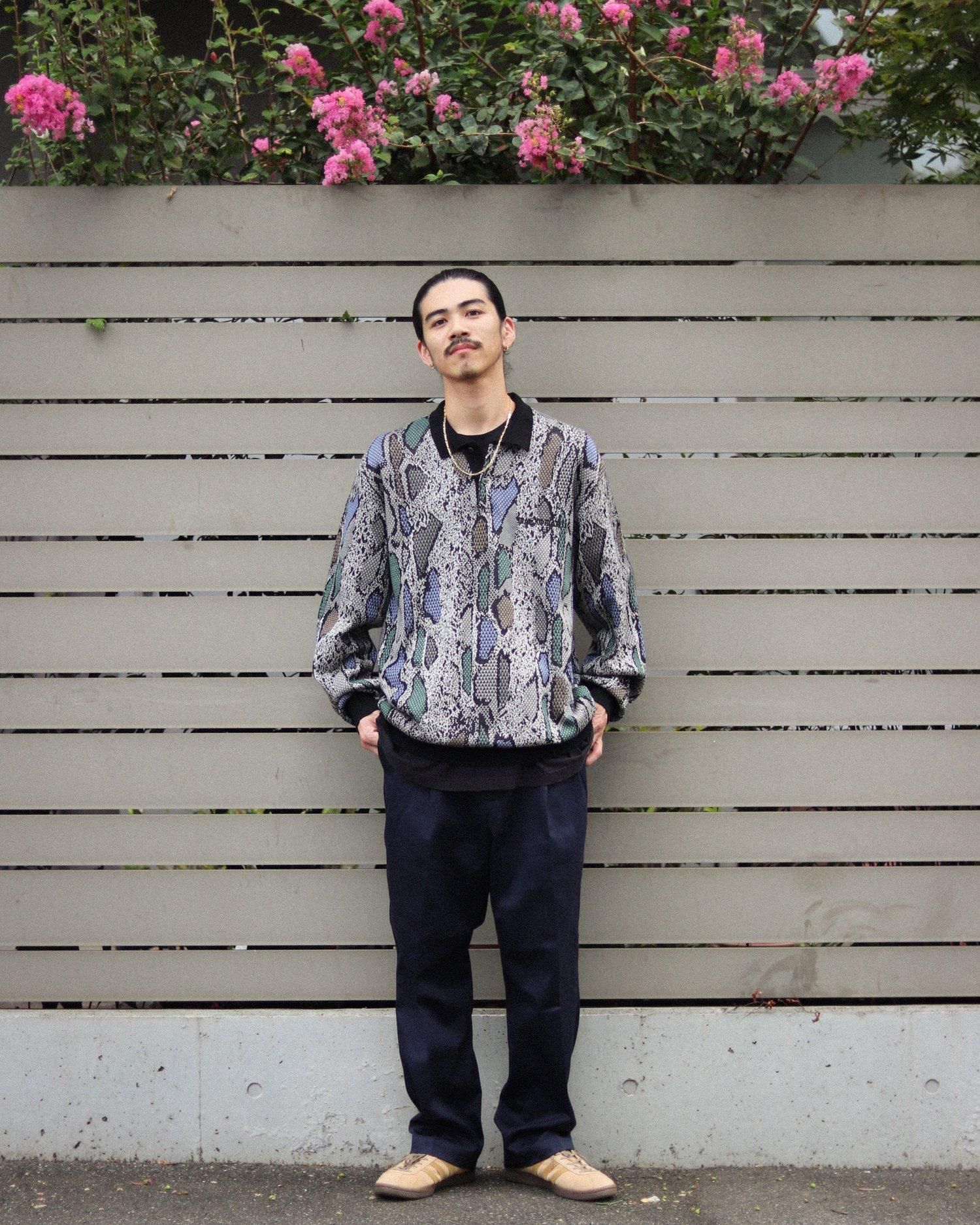 wacko maria ニットポロ 長袖 パイソン supreme wtaps WACKO MARIA