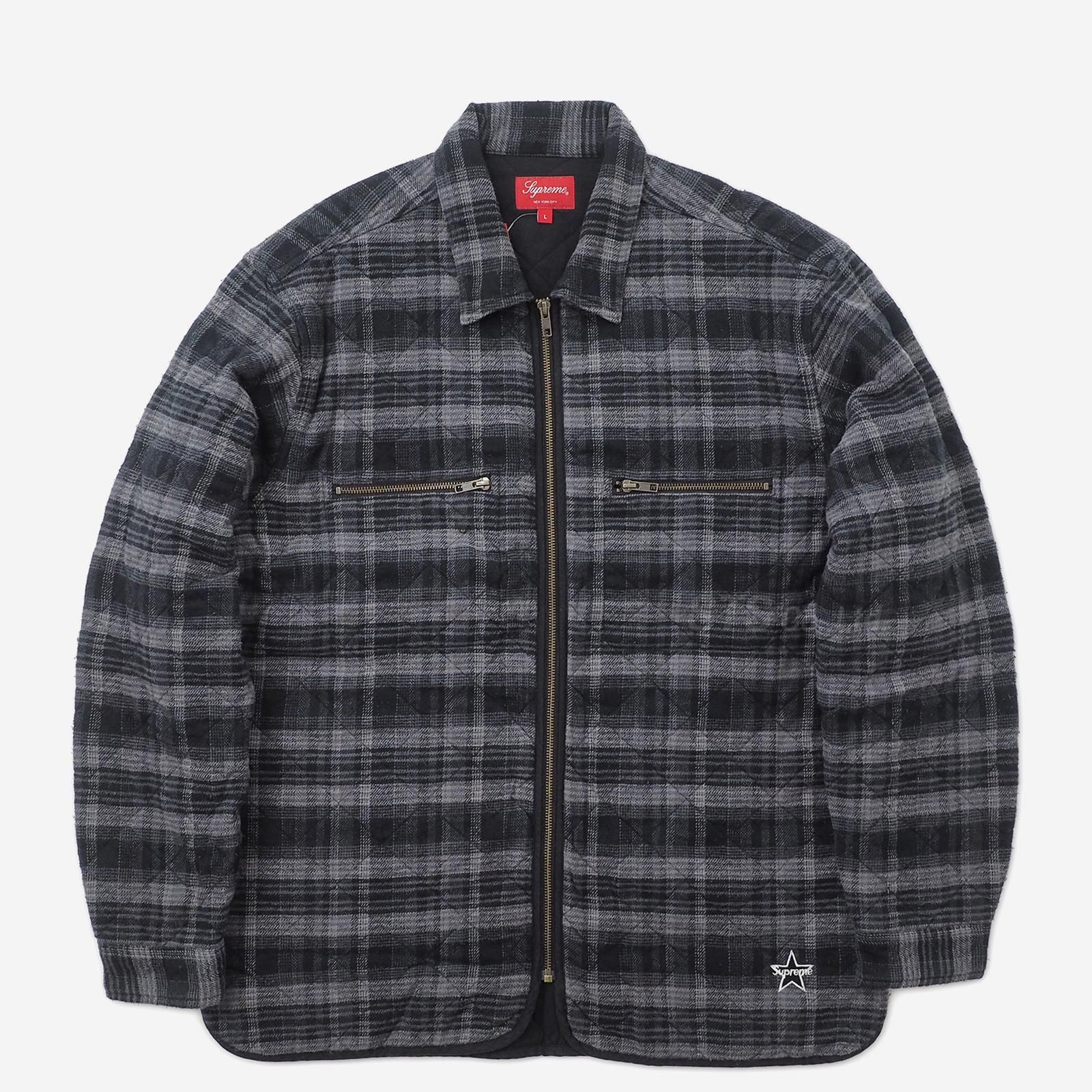 Supreme - Quilted Plaid Zip Up Shirt - ParkSIDER