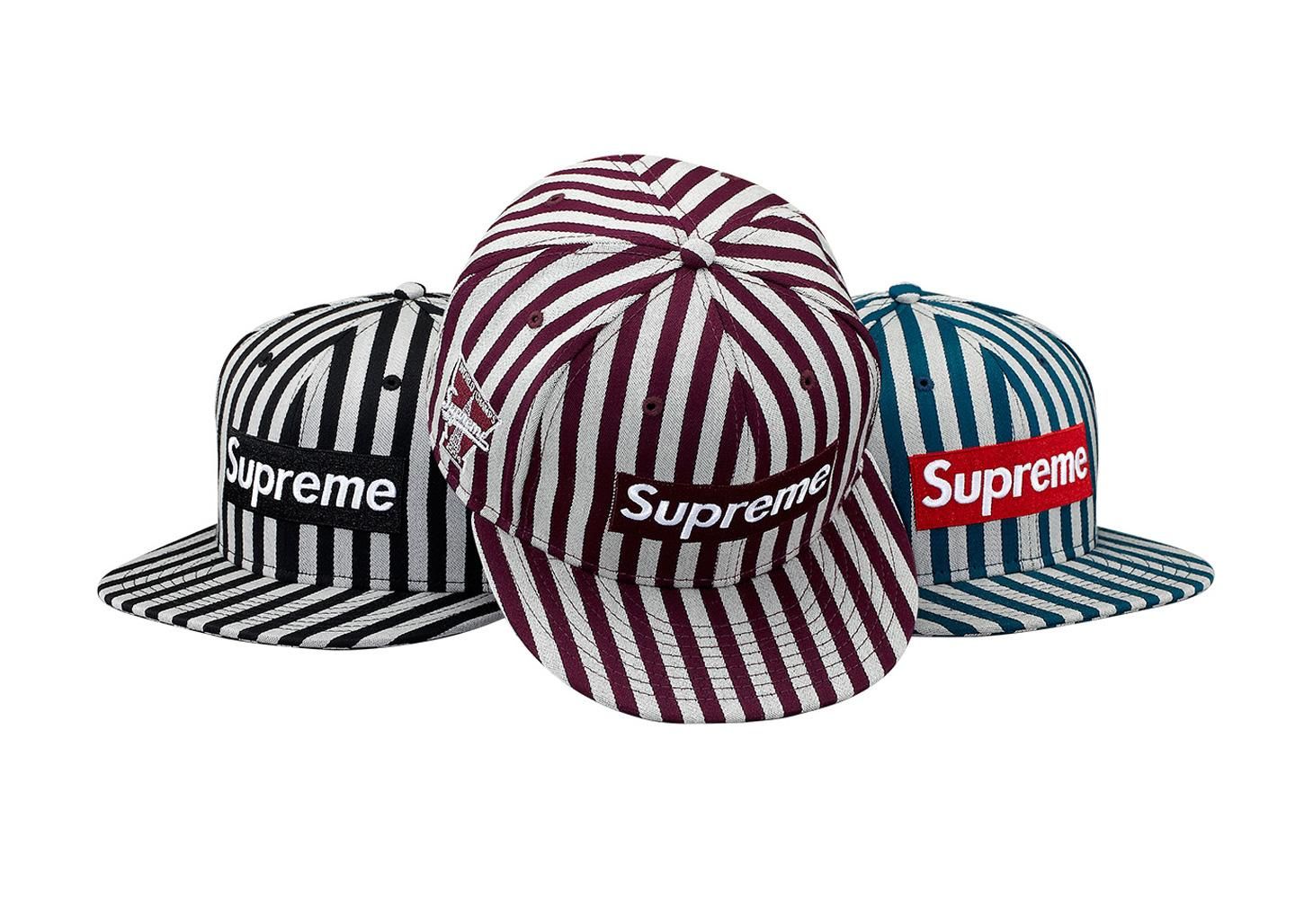 Supreme - Striped Box Logo New Era Cap - ParkSIDER