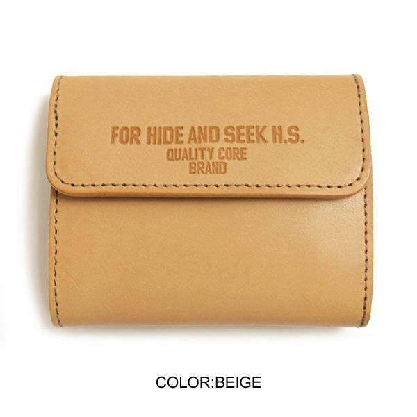 HideandSeek LEATHER WALLET SHORT | 三つ折り財布 - ONE'S FORTE