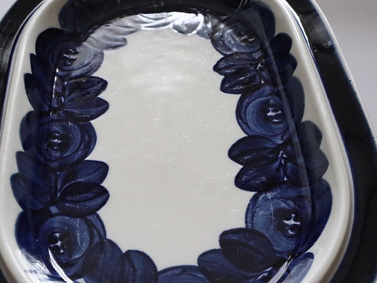 ARABIA(アラビア)anemone(アネモネ)オーバルプレート- 北欧雑貨、北欧