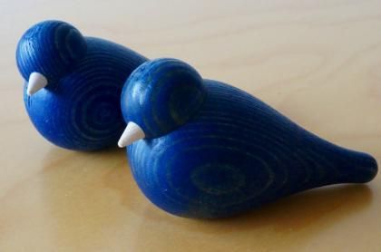 aarikka アーリッカ 青い鳥のオブジェ - 北欧雑貨、北欧インテリア