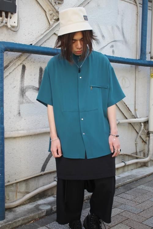 CULLNI [クルニ] Stand Collar Buzam Shirt ＜スタンドカラーブザム