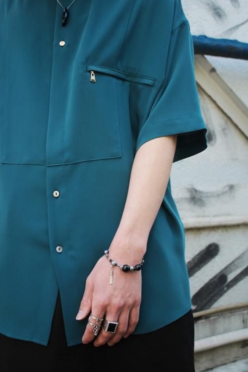 CULLNI [クルニ] Stand Collar Buzam Shirt ＜スタンドカラーブザム