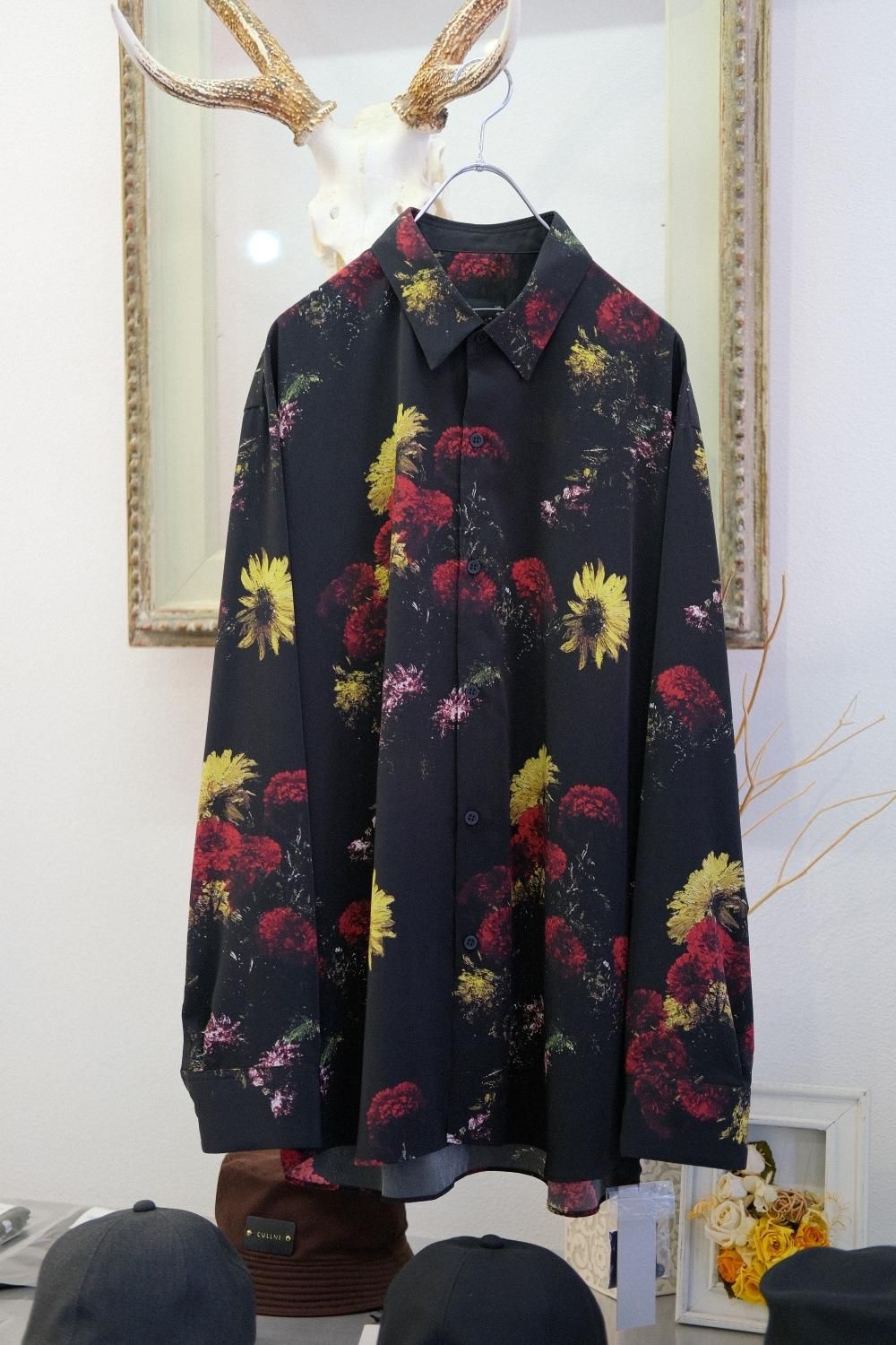 LAD MUSICIAN [ラッドミュージシャン] DECHINE FLOWER BIG SHIRT