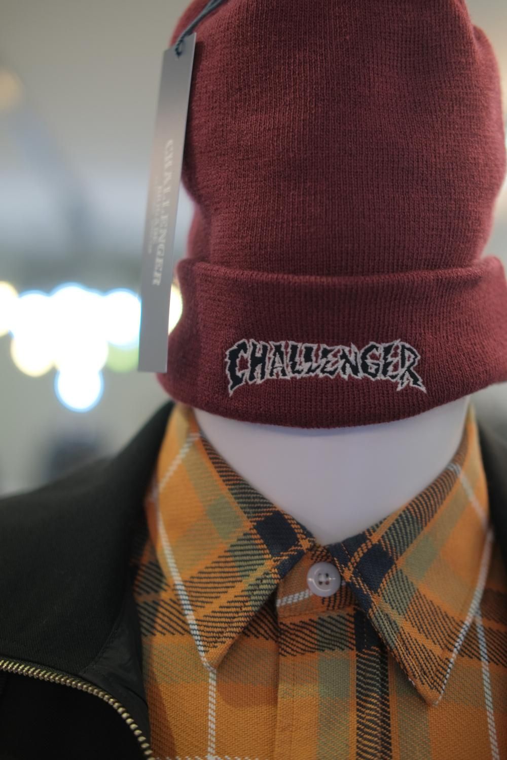 CHALLENGER チャレンジャー CRUSH LOGO KNIT CAP クラッシュロゴニット