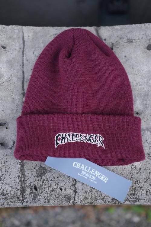 CHALLENGER チャレンジャー CRUSH LOGO KNIT CAP クラッシュロゴニット