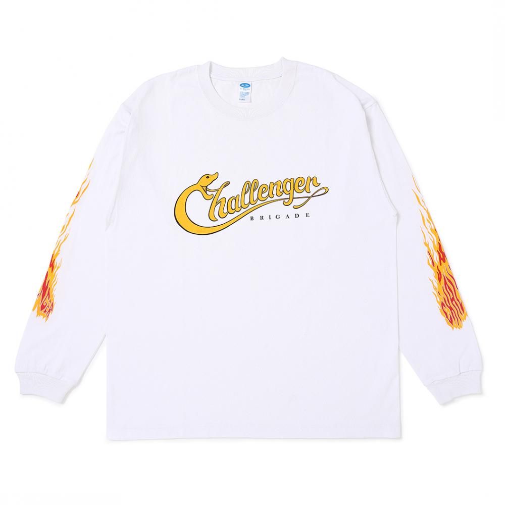 CHALLENGER チャレンジャー L/S SNAKING LOGO TEE スネークロゴロング