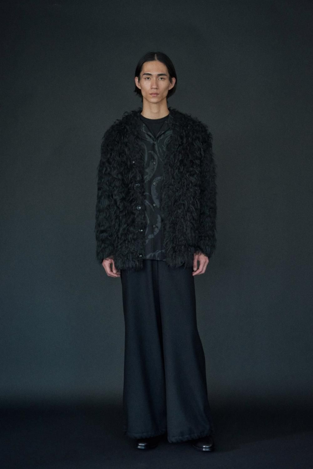 LAD MUSICIAN [ラッドミュージシャン] LOOP YARN SHAGGY KNIT CARDIGAN