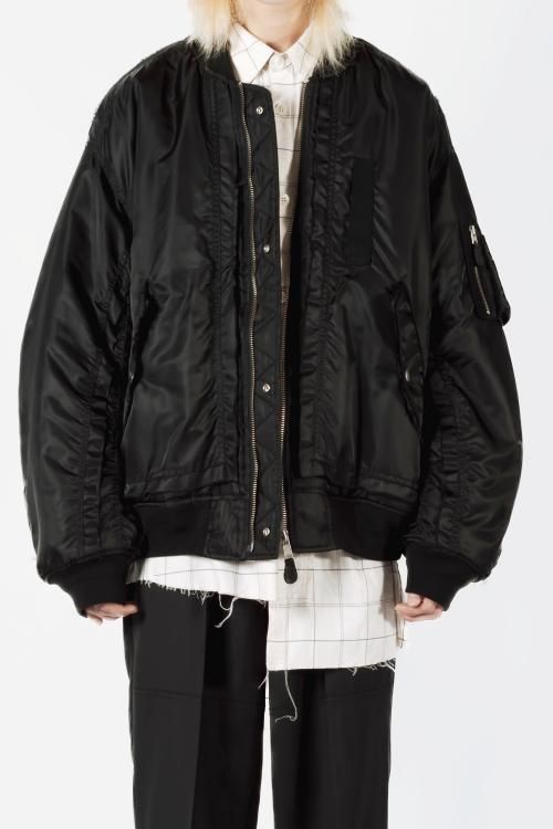 WIZZARD [ウィザード] 2WAY LEATHER REVERSIBLE MA-1 BOMBER BLOUSON