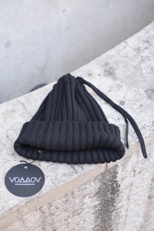 VOAAOV [ヴォアーブ] 2WAY WOOL SNOOD KNIT CAP＜ウールスヌードニット