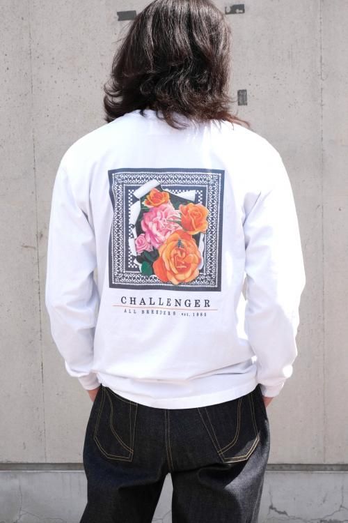 CHALLENGER/チャレンジャー L/S ROSE BANDANA TEE/バンダナロング