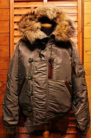 SKULL FLIGHT スカルフライト N-2A OLIVE - バイカーズスタイル