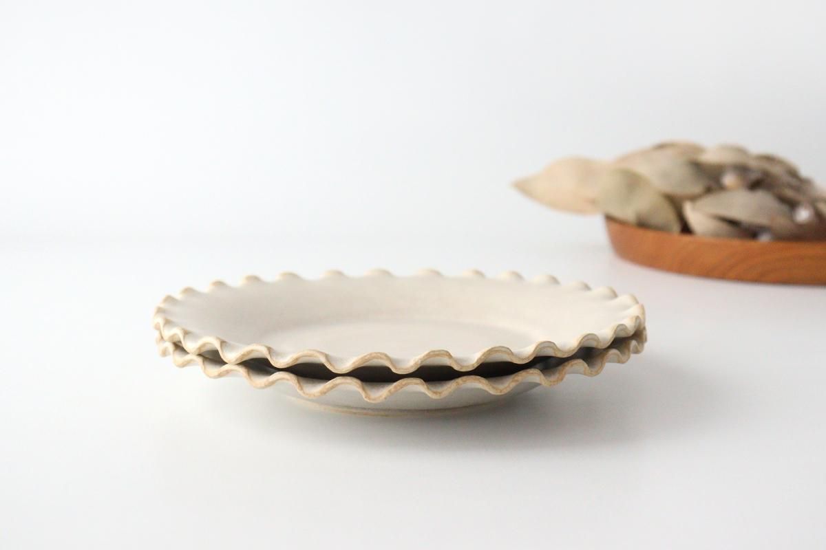 ケーキプレート｜6寸｜VENT｜ホワイト｜磁器｜美濃焼｜和食器通販