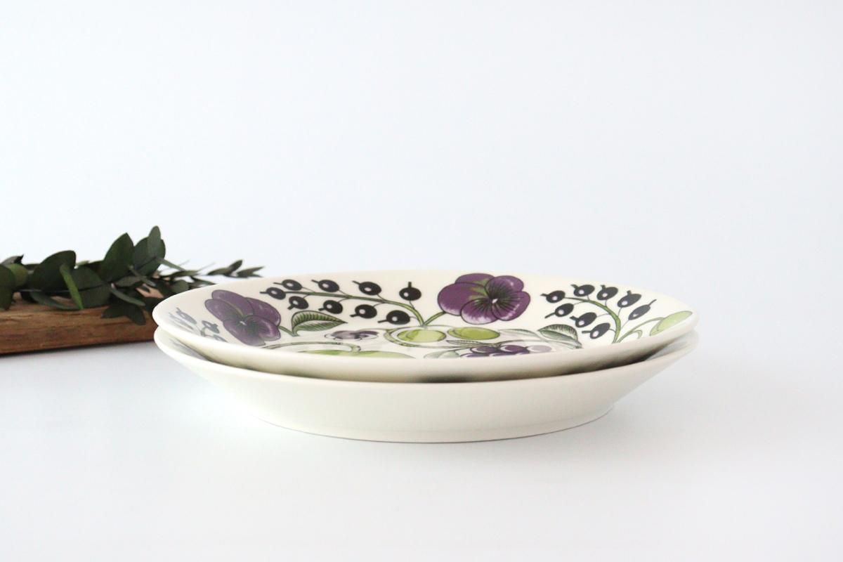 アラビア｜パラティッシ｜プレート｜26cm｜パープル｜磁器｜ARABIA